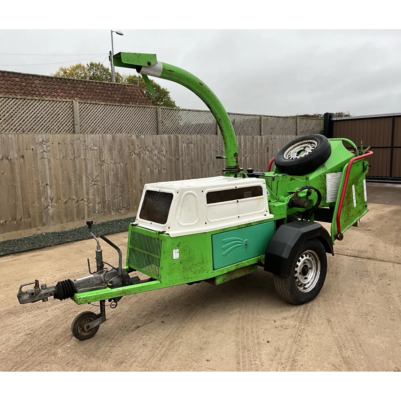 2006 GREENMECH ECO150 FAST TOW DIESEL WOODCHIPPER