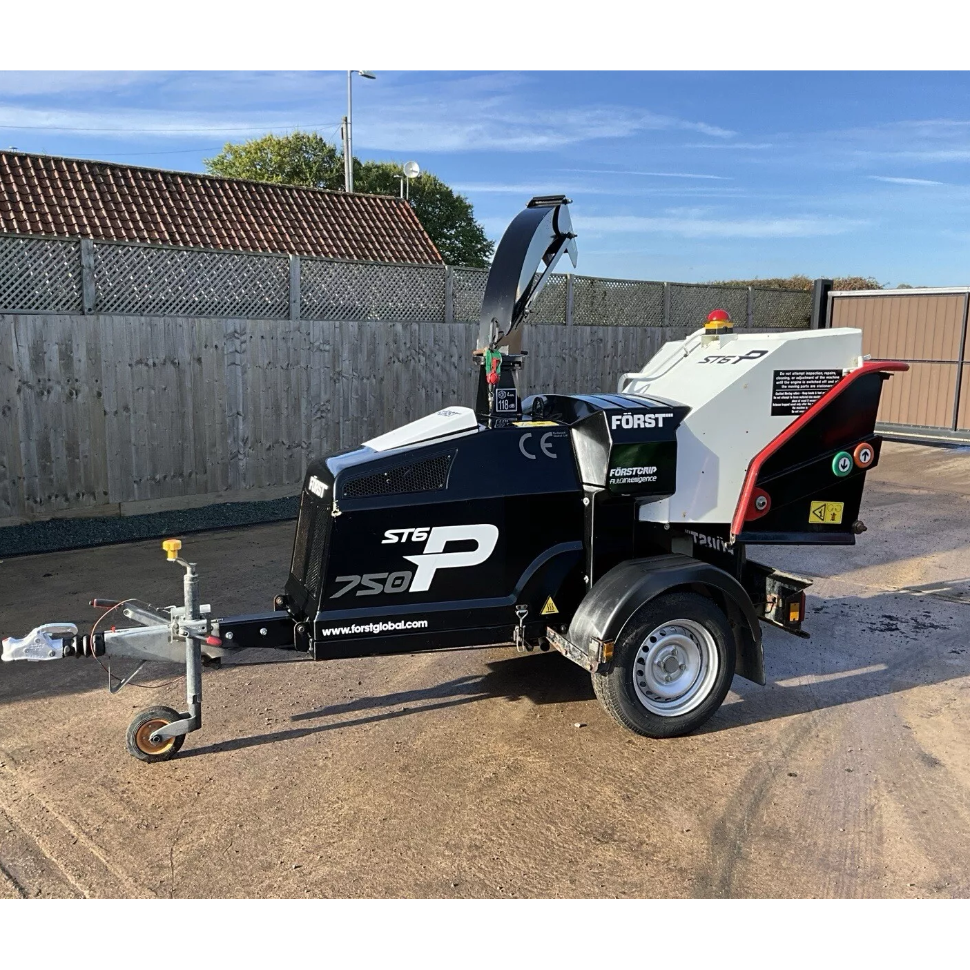 2021 FORST ST6P FAST TOW PETROL WOODCHIPPER