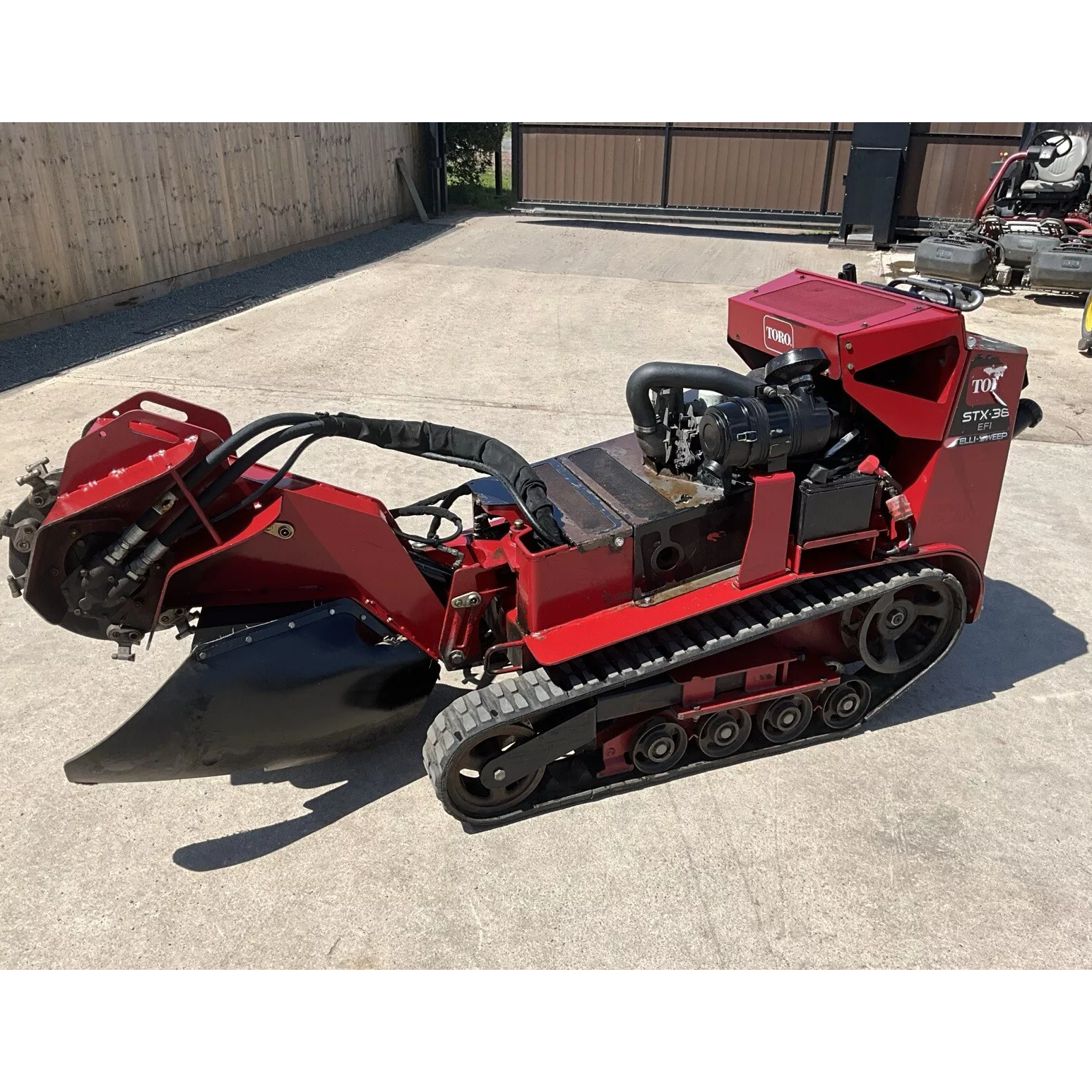 2017 TORO STX-38 INTELLISWEEP TRACKED STUMP GRINDER BUSTER