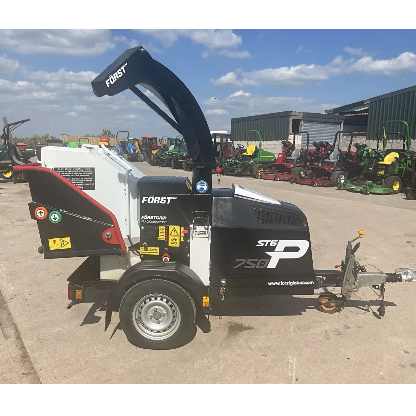 2021 FORST ST6P FAST TOW PETROL WOODCHIPPER