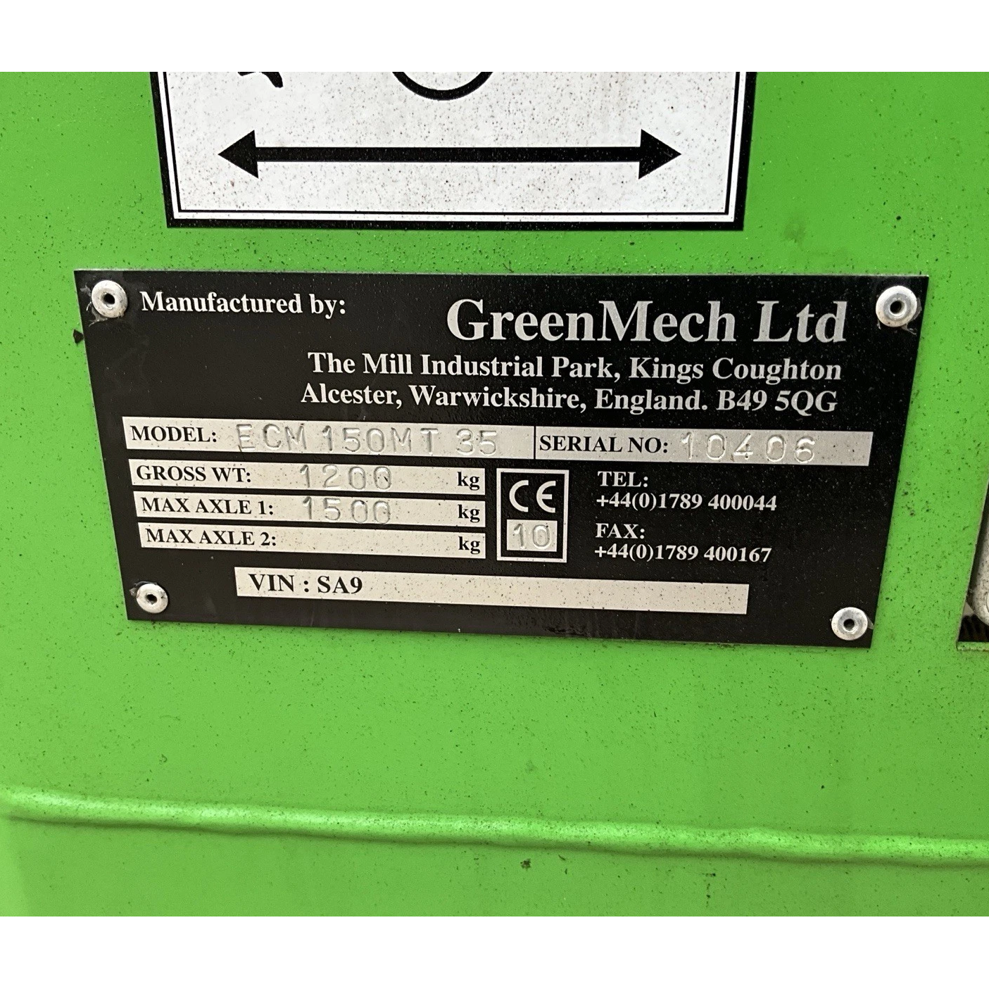 2010 GREENMECH ECO COMBI 150