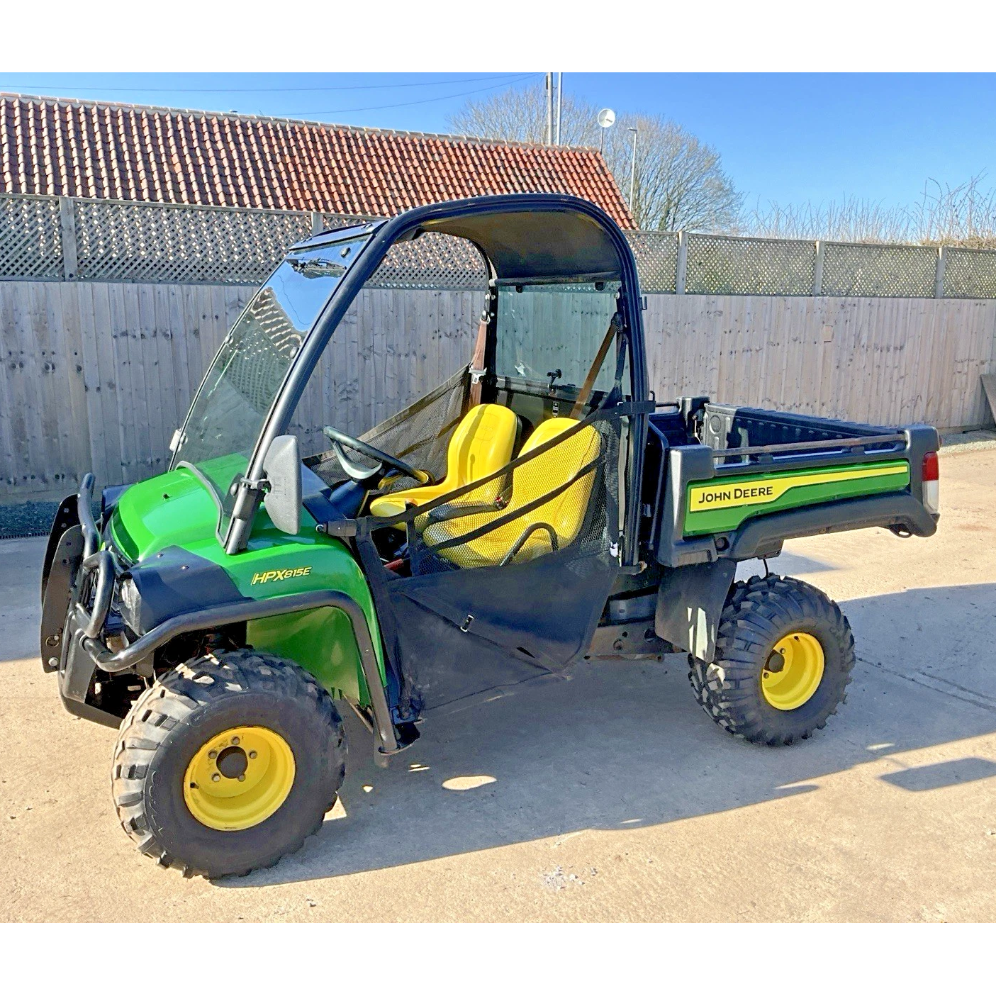 2018 JOHN DEERE HPX815E DIESEL 4X4 GATOR