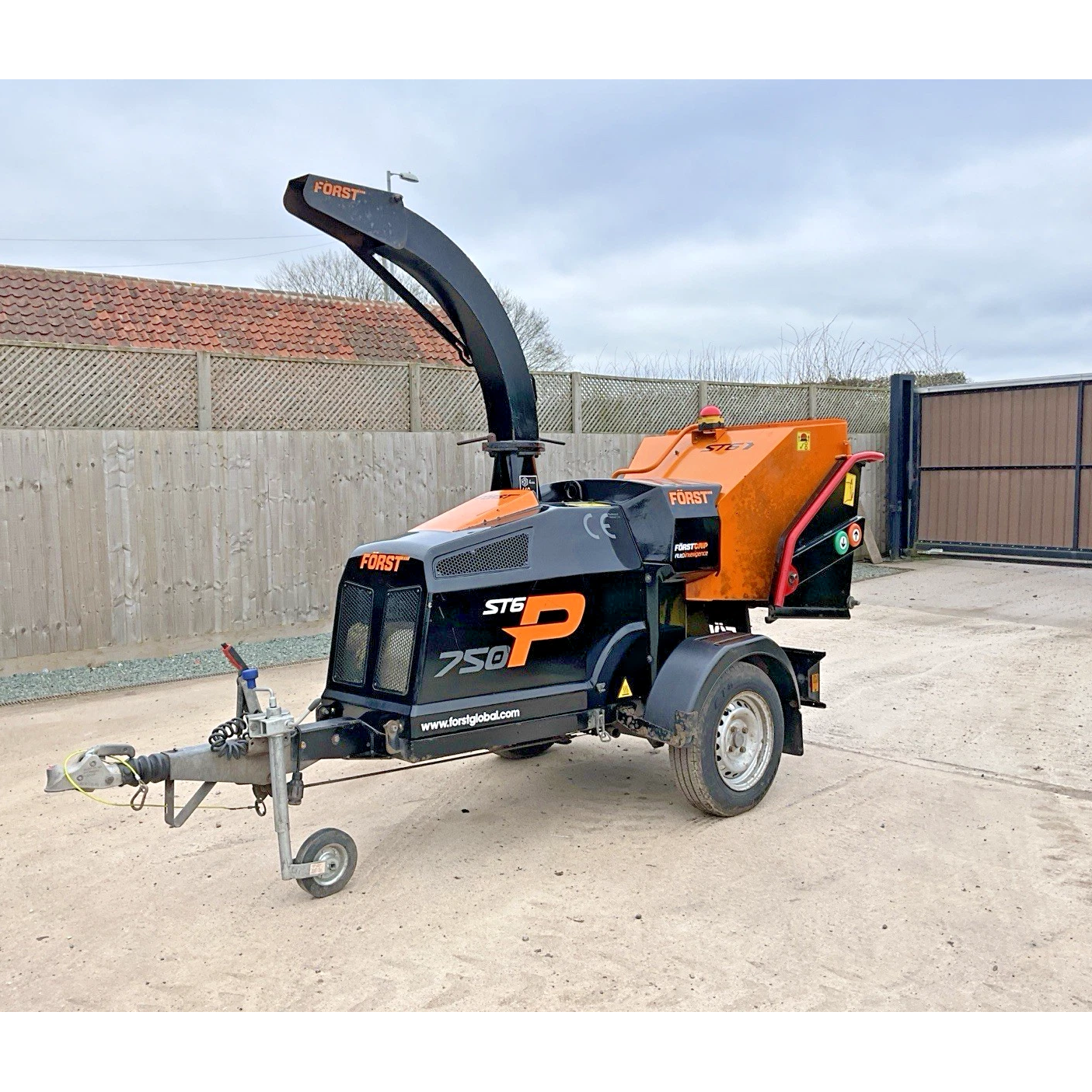 2020 FORST ST6P FAST TOW PETROL WOODCHIPPER