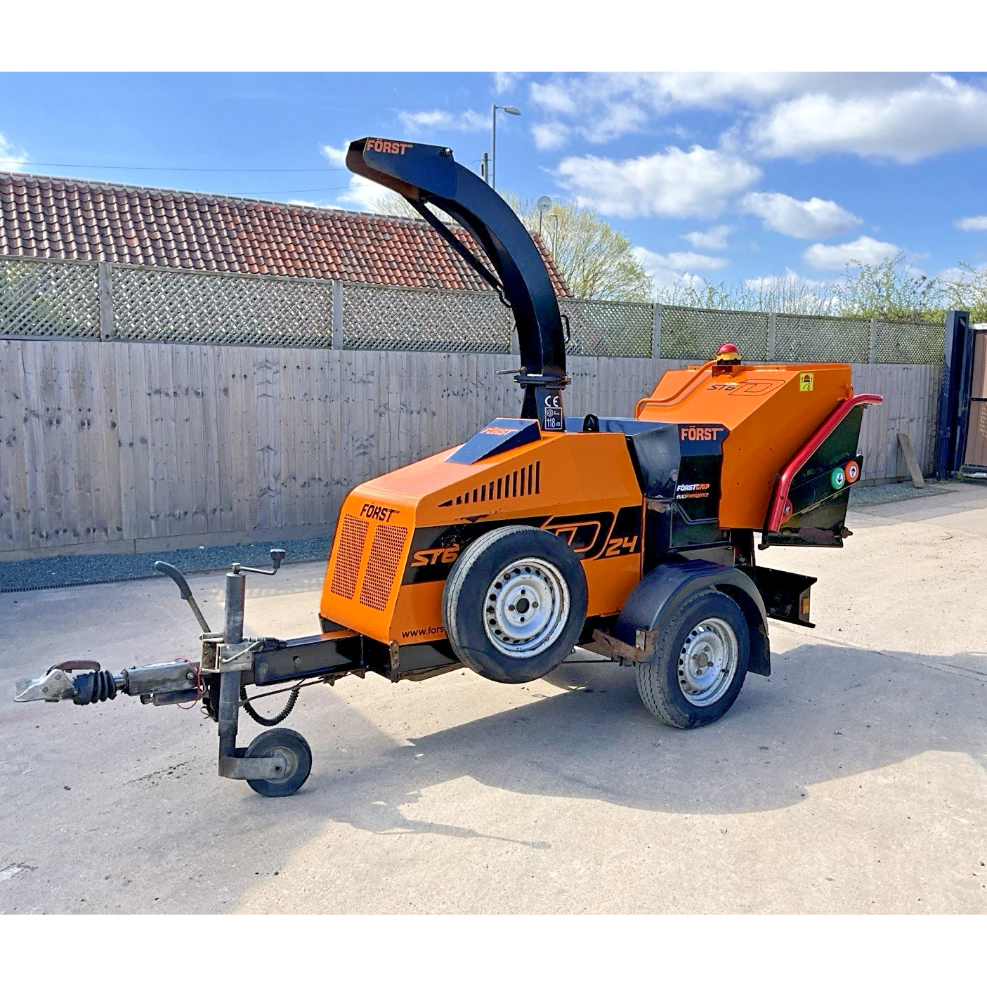 2022 FORST ST6D 24 FAST TOW DIESEL WOODCHIPPER